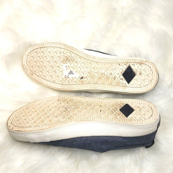 SPERRY Crest Vibe Crepe Chambray Boat Shoes 8M - Picture 12 of 13
